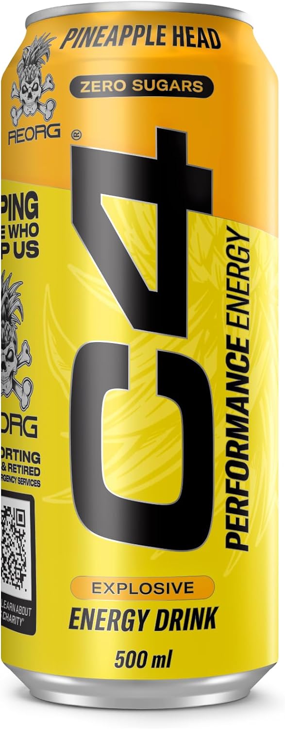 Cellucor C4 Energy Pineapple Head - 12 Cans
