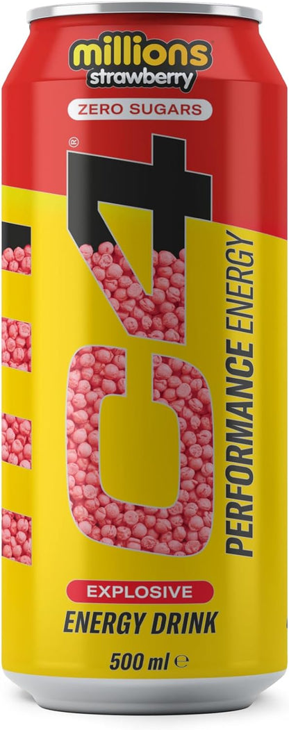 Cellucor C4 Energy Millions Strawberry - 12 Cans
