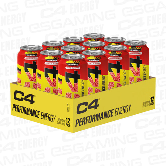 Cellucor C4 Energy Millions Strawberry - 12 Cans