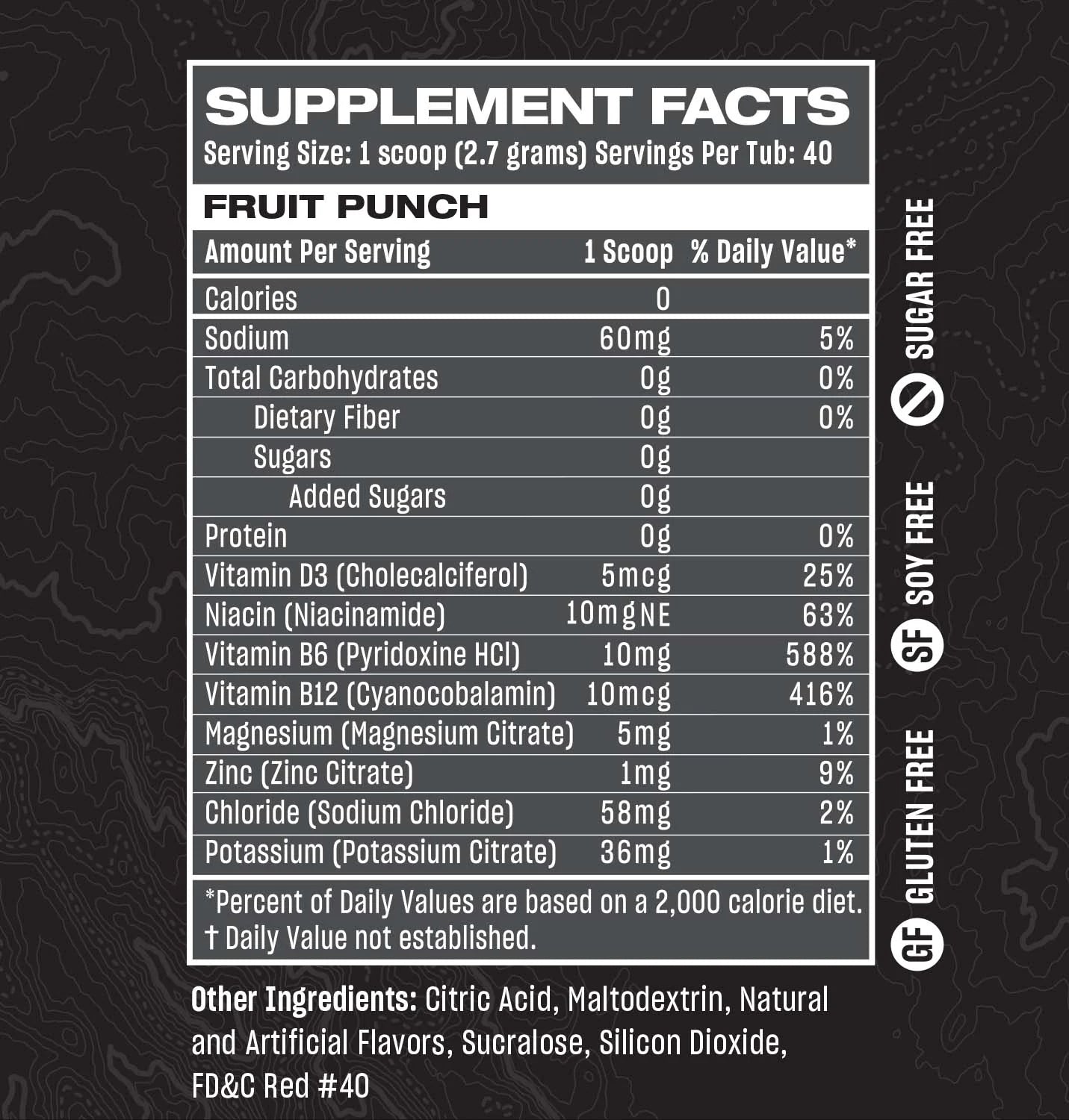 Rogue Hydration Fruit Punch Tub - 40 Servings