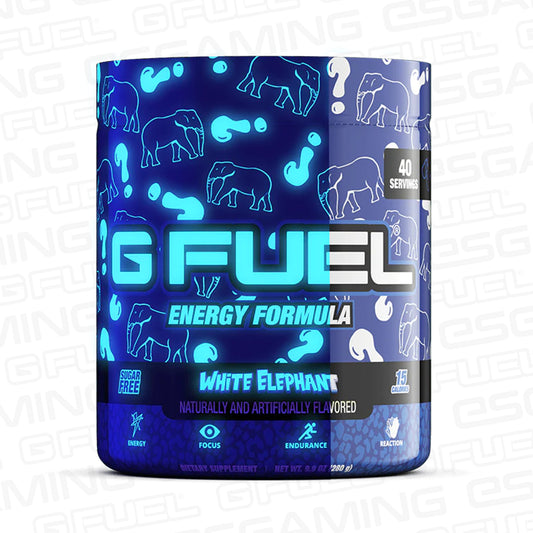 G Fuel White Elephant Mystery Flavour Tub - 40 Servings