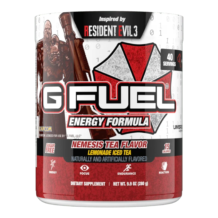 G Fuel Nemesis Tea Tub - 40 Servings - Resident Evil 3