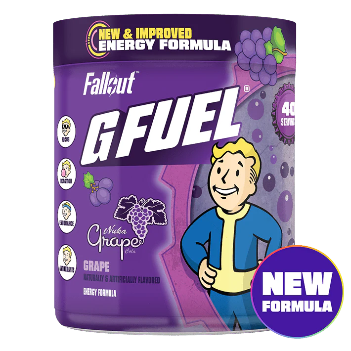 G Fuel Nuka Grape 2.0 Tub - 40 Servings - Fallout