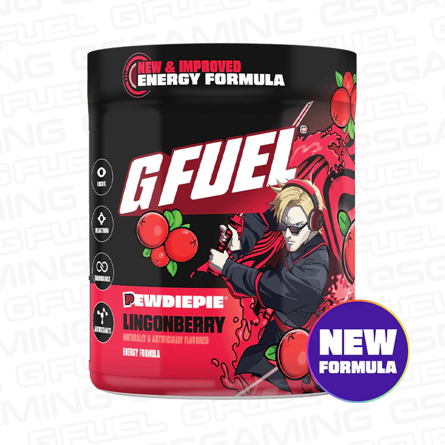 G Fuel PewDiePie 2.0 Tub - 40 Servings