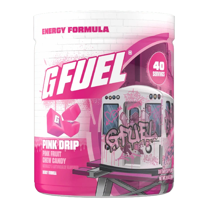 G Fuel Pink Drip Tub - 40 Servings
