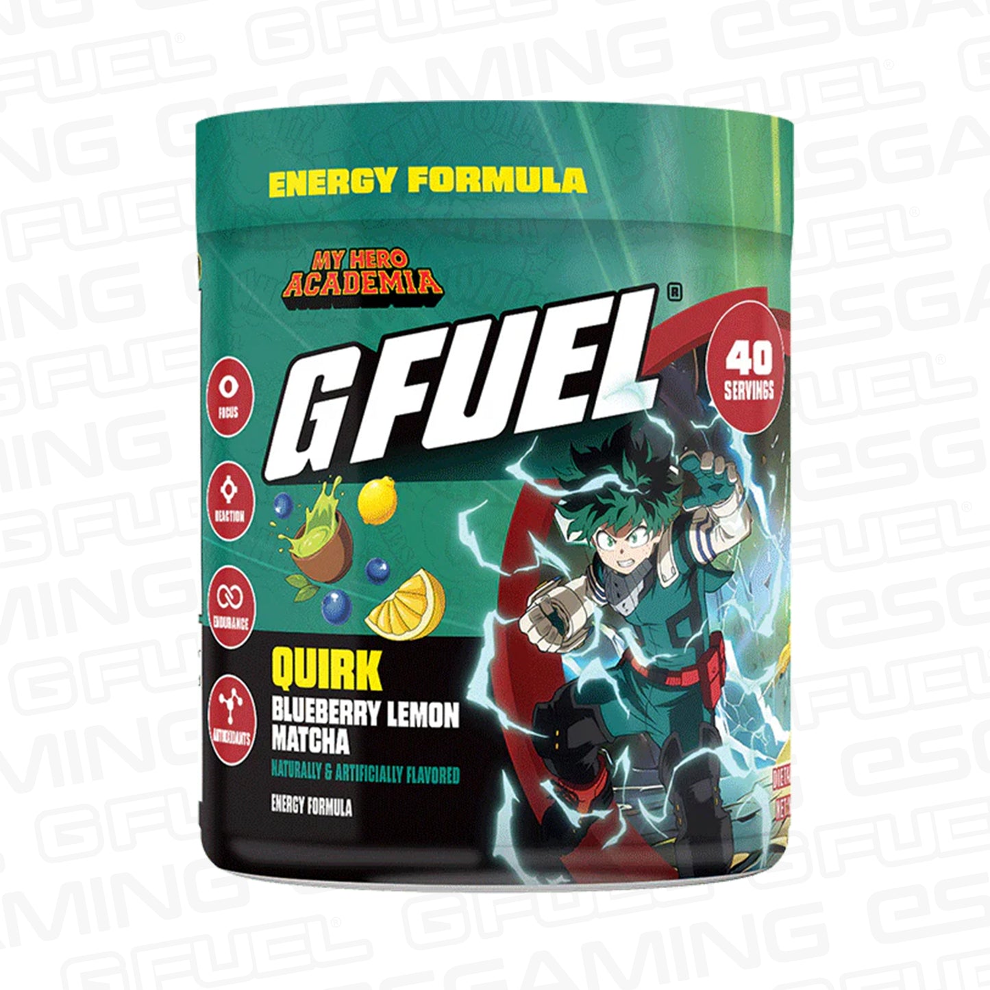 G Fuel Quirk Tub - 40 Servings - My Hero Academia