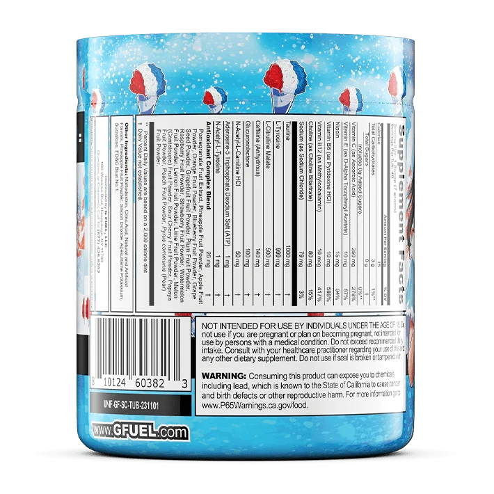 G Fuel Snow Cone Tub - 40 Servings