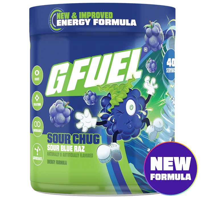 G Fuel Sour Chug 2.0 Tub - 40 Servings