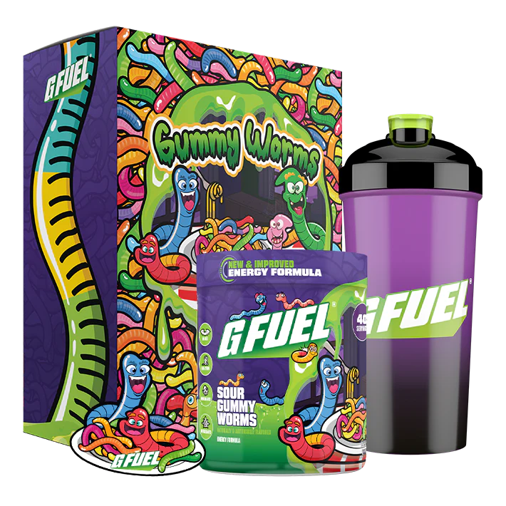 G Fuel Sour Gummy Worms Collector Box