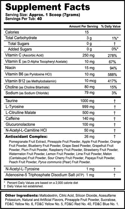 G Fuel Spyro's Dragon Fruit Tub - 40 Servings