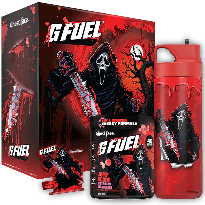 G Fuel Jump Scare Collector Box - Ghost Face