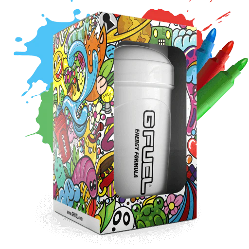 G Fuel Whiteboard - Shaker Cup - Collector's Edition