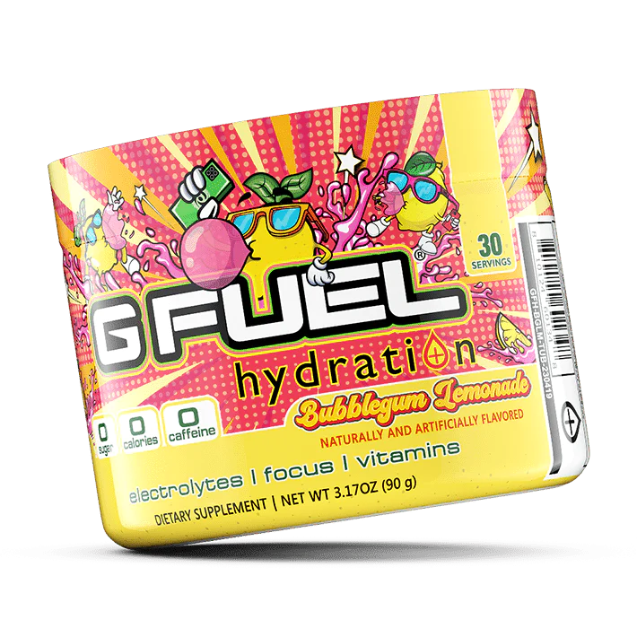 G Fuel Bubblegum Lemonade Hydration - 30 Servings