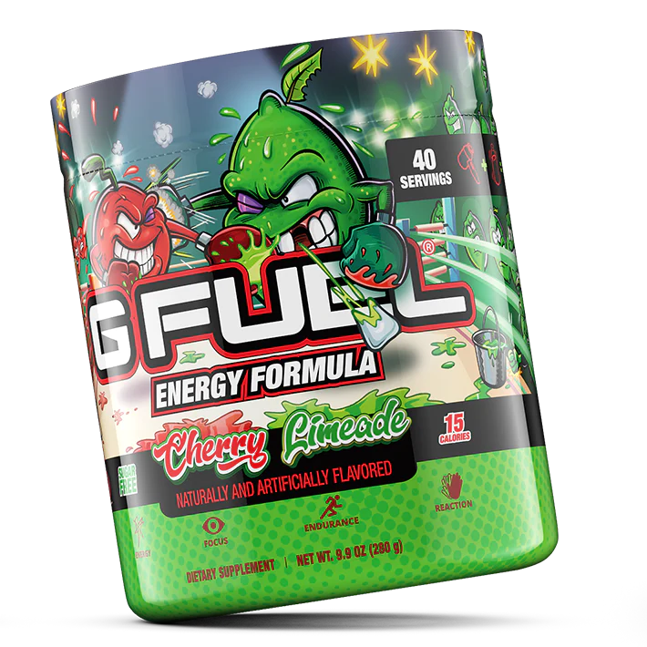 G Fuel Cherry Limeade Remastered Tub - 40 Servings