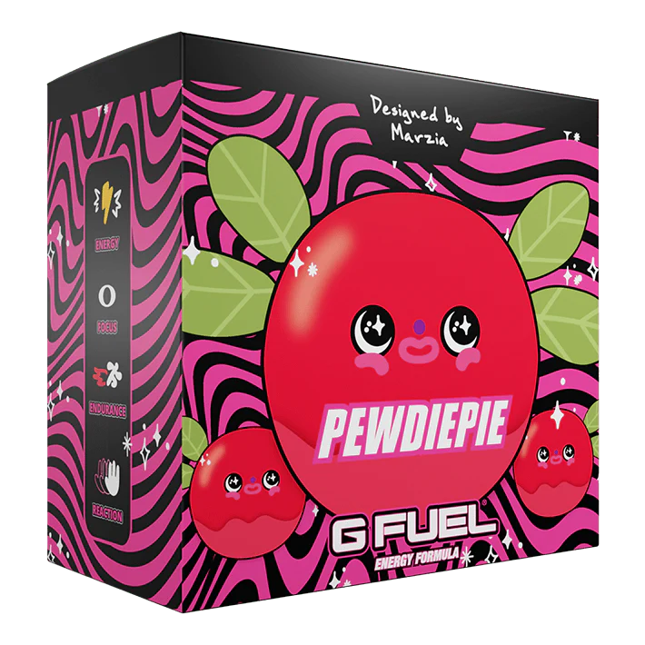 G Fuel PewDiePie x Marzia Collector Box