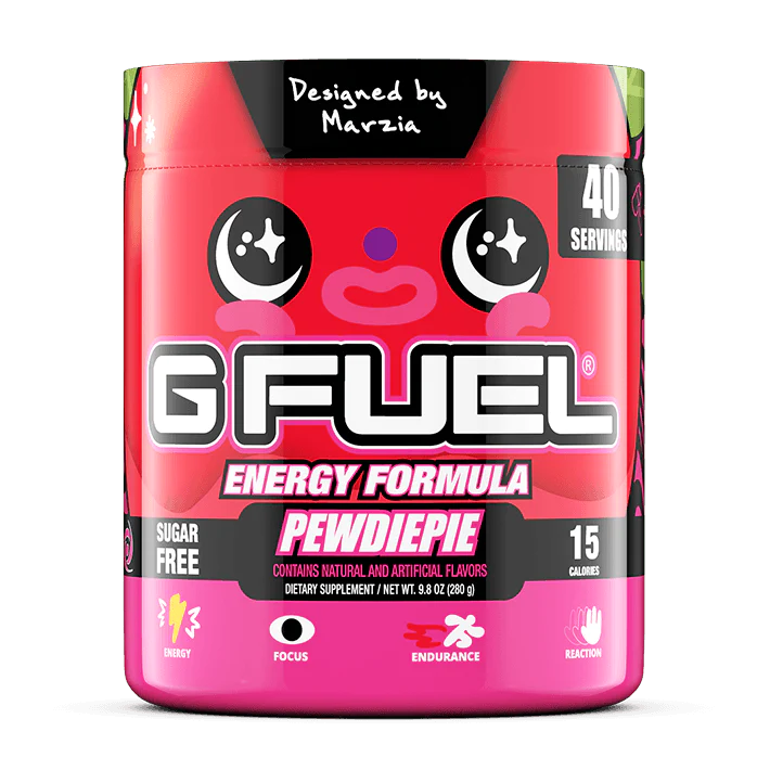 G Fuel PewDiePie x Marzia Collector Box