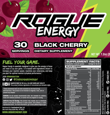 Rogue Energy Black Cherry Tub - 30 Servings