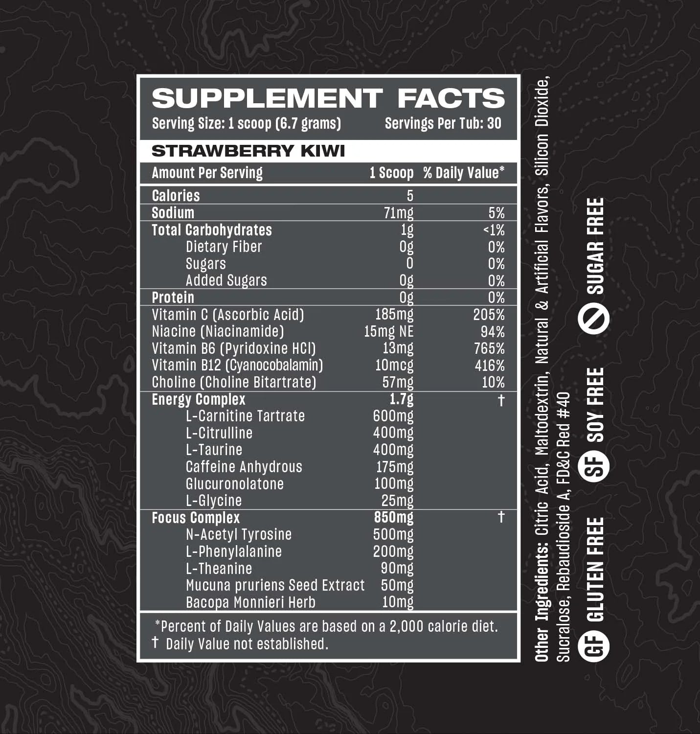 Rogue Energy Strawberry Kiwi Tub - 30 Servings