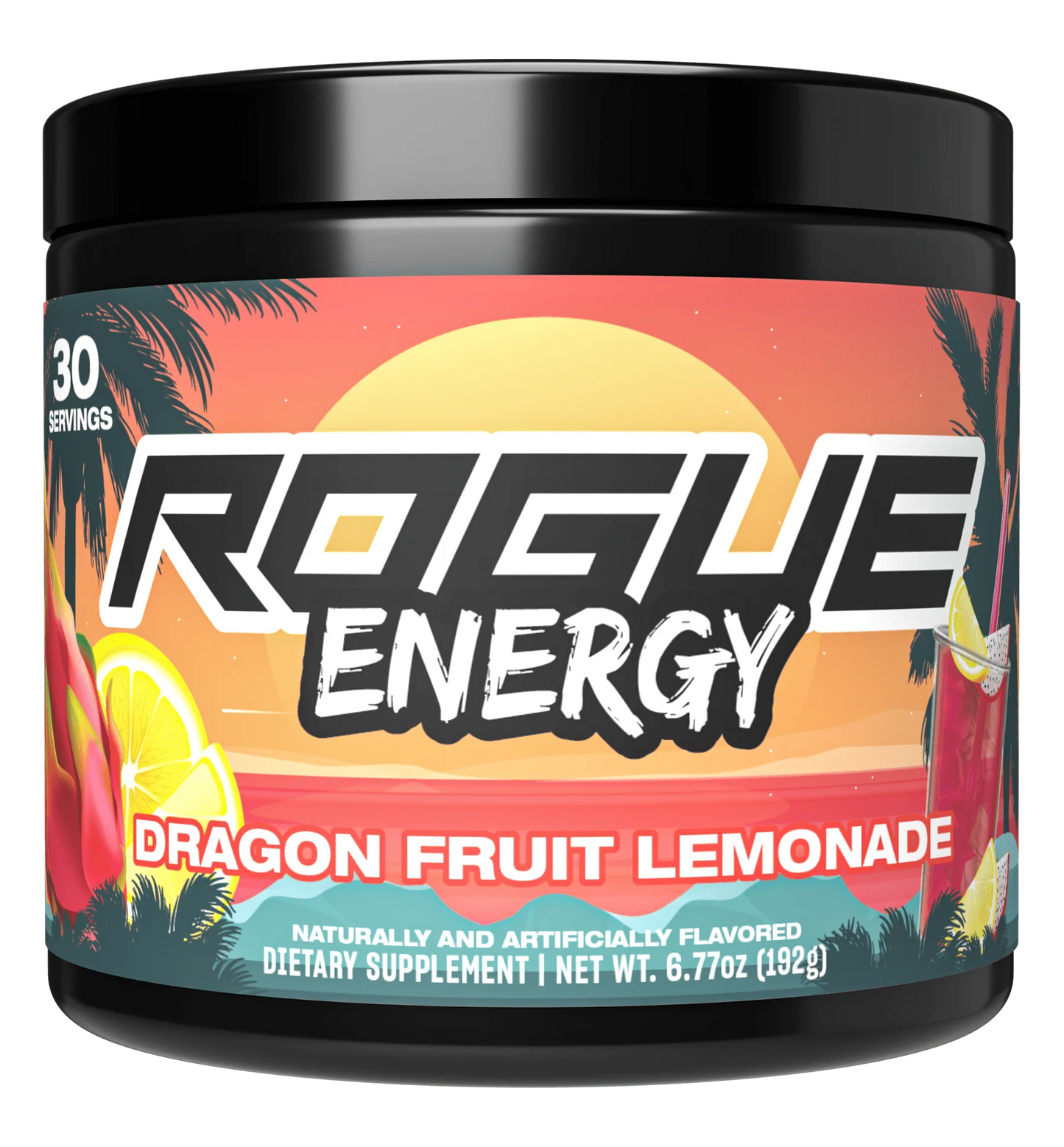 Rogue Energy Dragon Fruit Lemonade Tub - 30 Servings