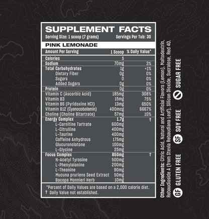 Rogue Energy Pink Lemonade Tub - 30 Servings