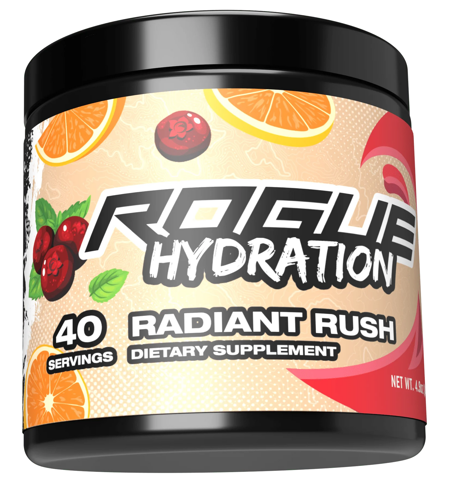 Rogue Hydration Radiant Rush Tub - 40 Servings