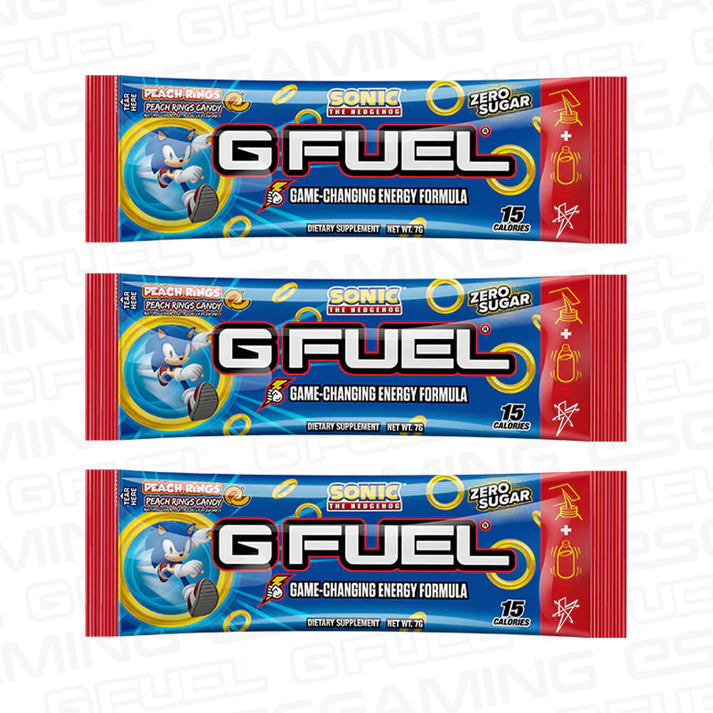 G Fuel Peach Rings Sachets - 3 Servings - Sonic – ESGAMING