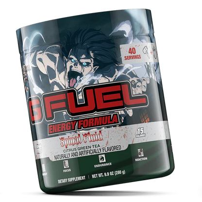 G Fuel Spinal Fluid Tub - 40 Servings - Attack On Titan