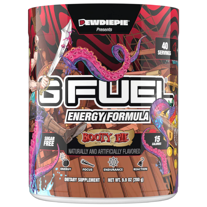 G Fuel Booty Pie PewDiePie Tub - 40 Servings