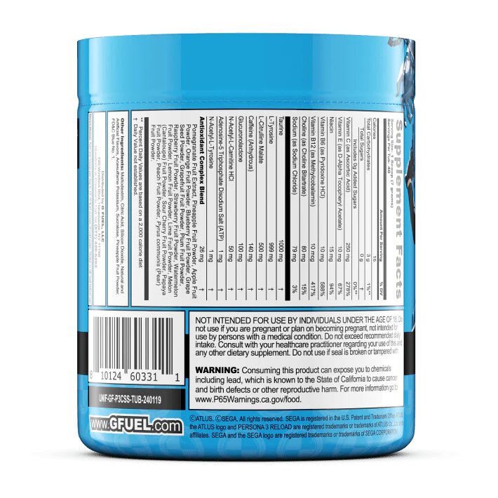 G Fuel Cadenza Collector Box - Persona 3 Reload