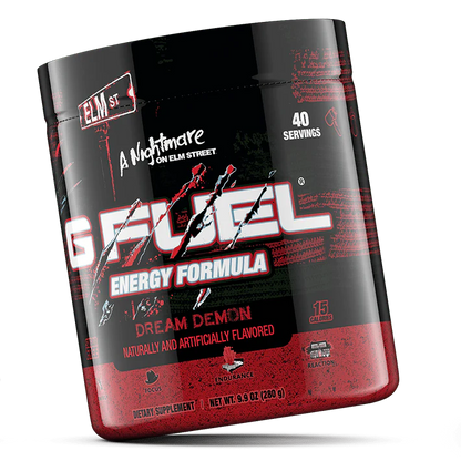 G Fuel Dream Demon Tub - 40 Servings - Nightmare On Elm Street