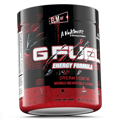 G Fuel Dream Demon Tub - 40 Servings - Nightmare On Elm Street