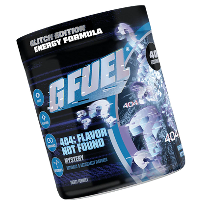G Fuel 404: Flavour Not Found 2.0 Tub - 40 Servings - Glitch Edition