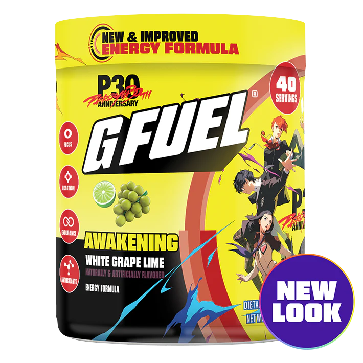 G Fuel Awakening 2.0 Tub - 40 Servings - Persona 30th
