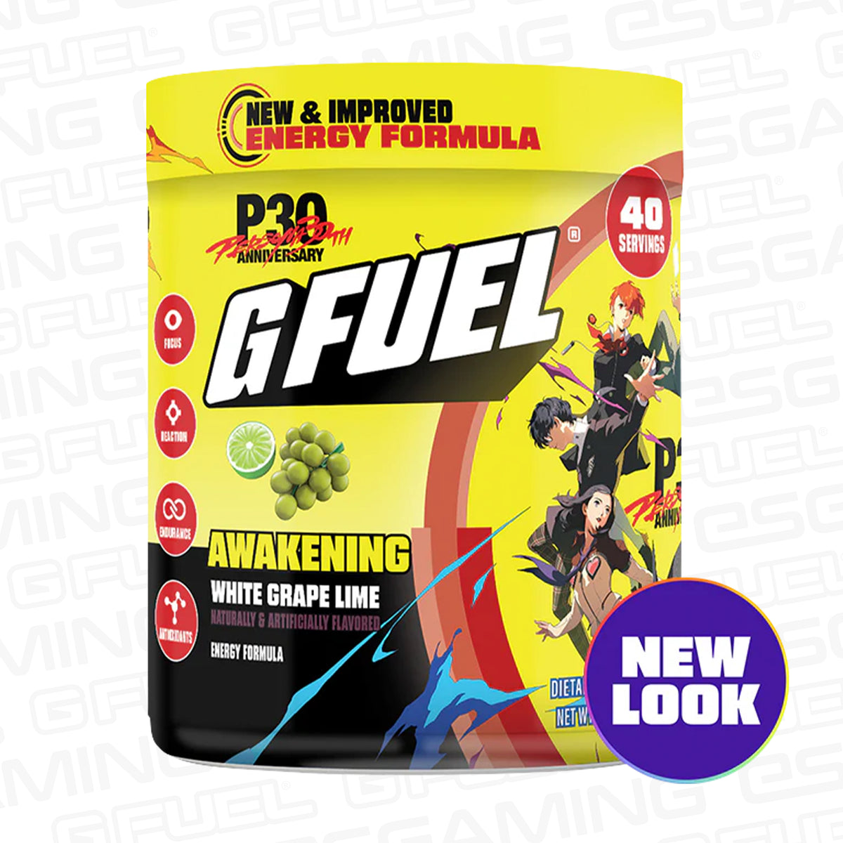 G Fuel Awakening 2.0 Tub - 40 Servings - Persona 30th