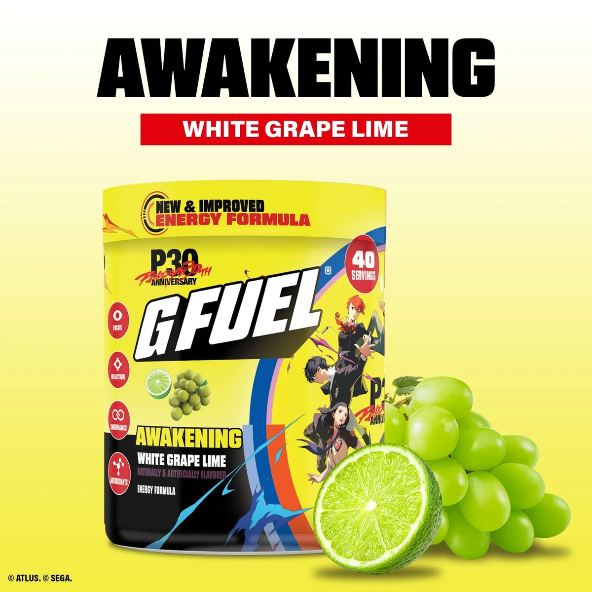 G Fuel Awakening 2.0 Tub - 40 Servings - Persona 30th