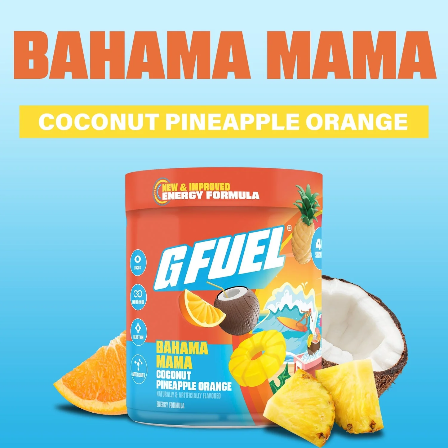 G Fuel Bahama Mama 2.0 Tub - 40 Servings