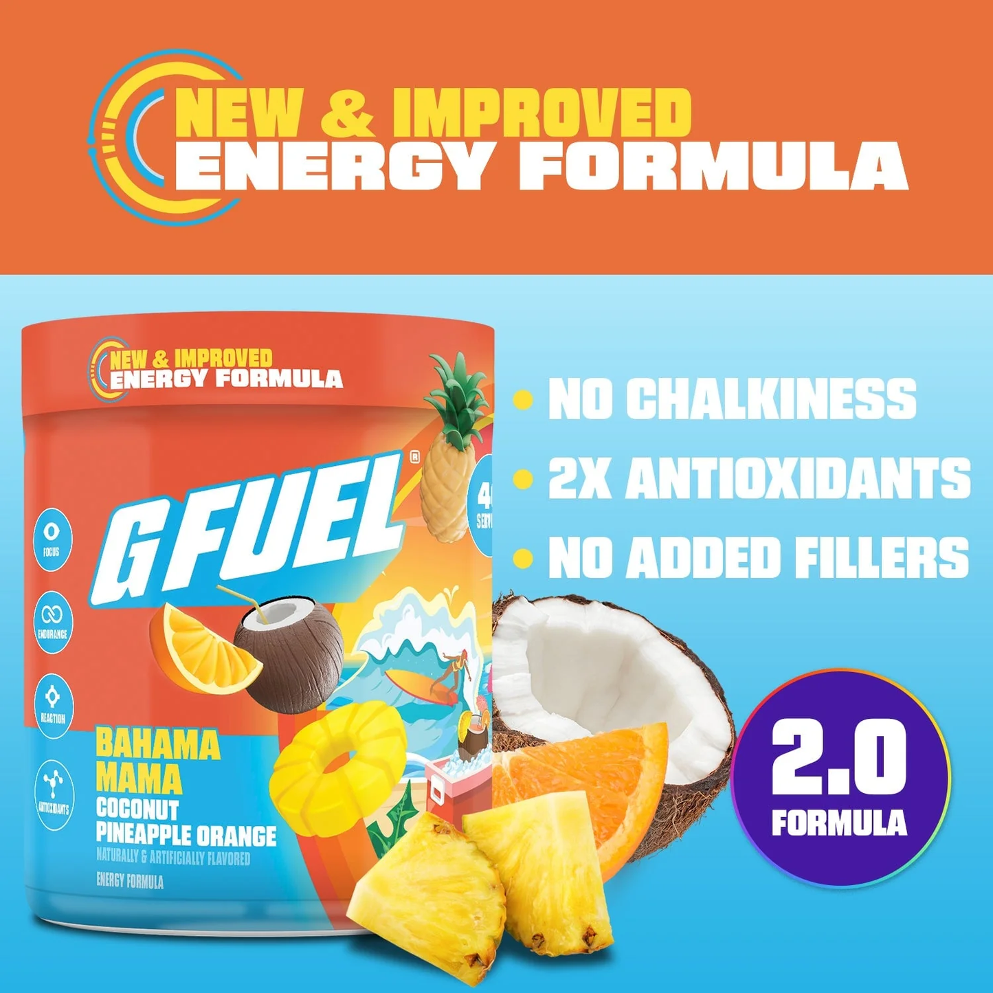 G Fuel Bahama Mama 2.0 Tub - 40 Servings