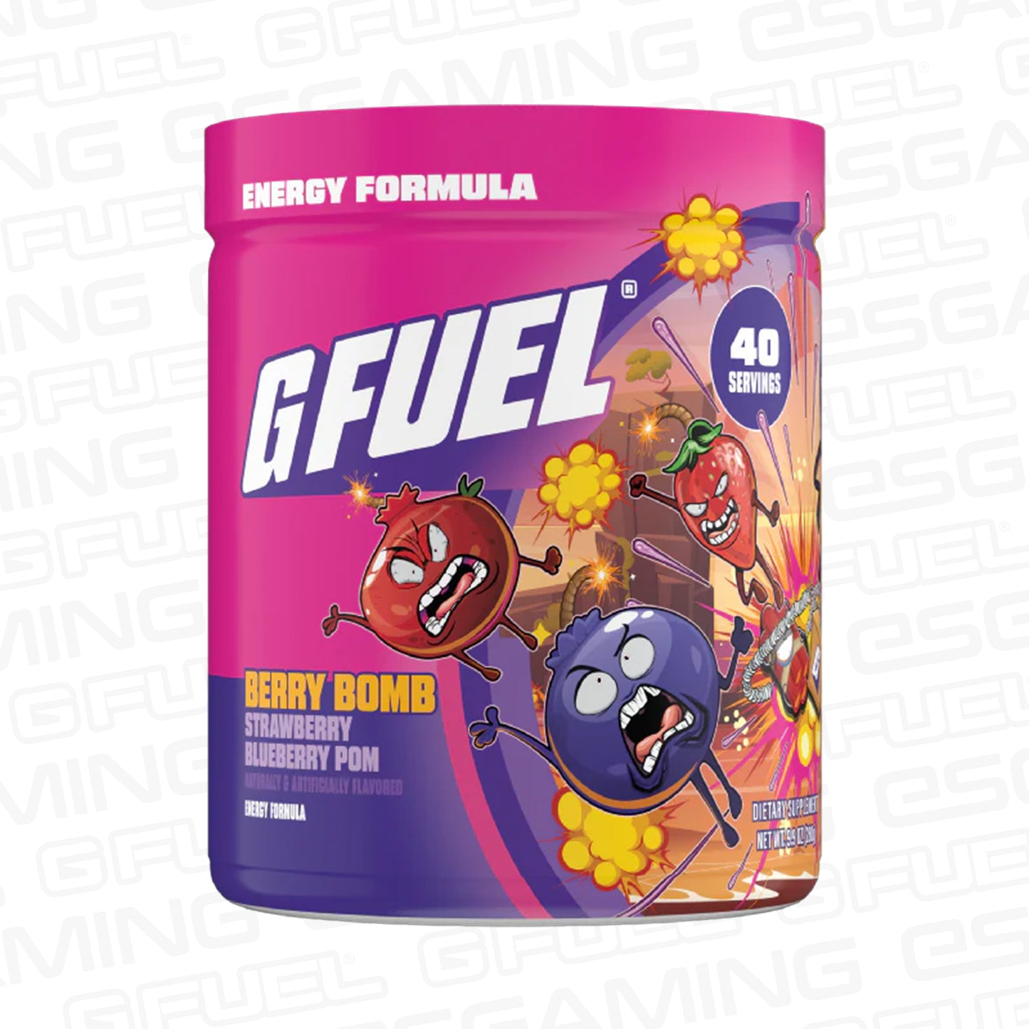 G Fuel Berry Bomb Tub - 40 Servings - Fazeberry Remastered