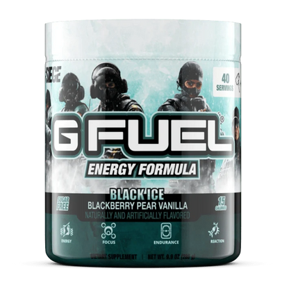 G Fuel Black Ice Tub - 40 Servings - Rainbow Six Siege