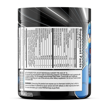 G Fuel Blue Bomber Slushee Tub - 40 Servings - Megaman