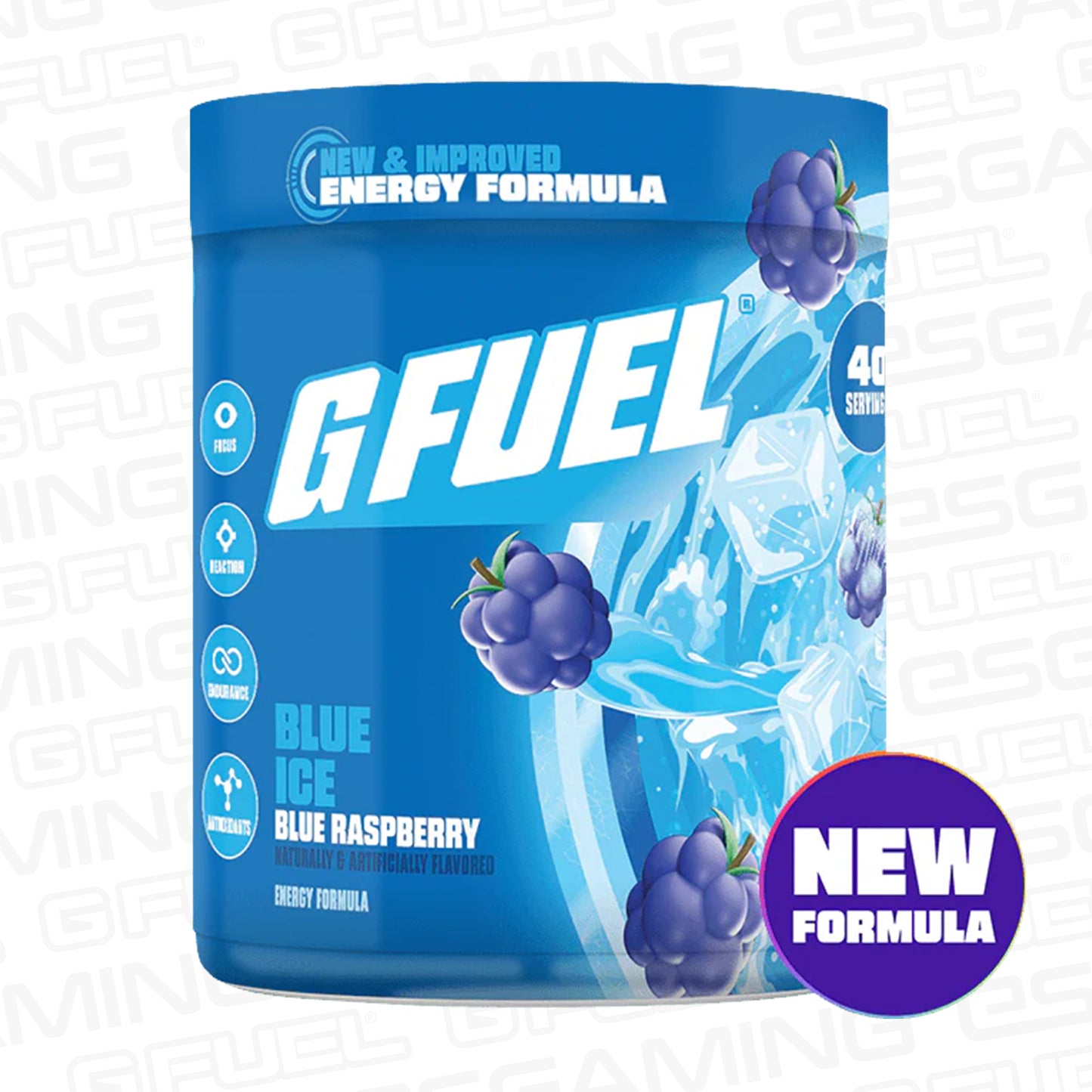 G Fuel Blue Ice 2.0 Tub - 40 Servings