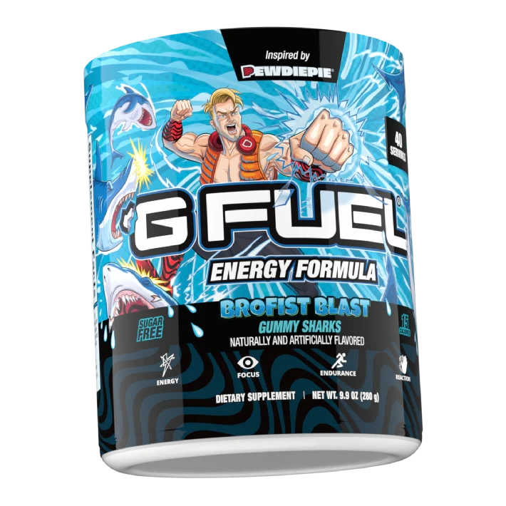 G Fuel Brofist Blast Tub - 40 Servings - PewDiePie