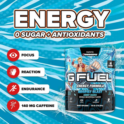 G Fuel Brofist Blast Tub - 40 Servings - PewDiePie