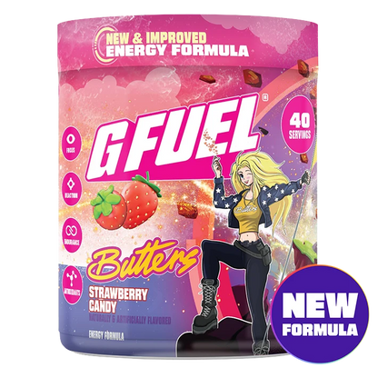 G Fuel Butters Strawberry Candy 2.0 Tub - 40 Servings - NoisyButters
