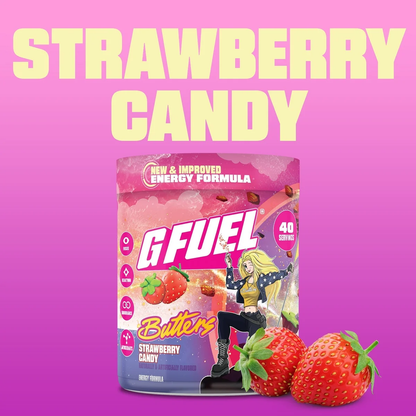 G Fuel Butters Strawberry Candy 2.0 Tub - 40 Servings - NoisyButters