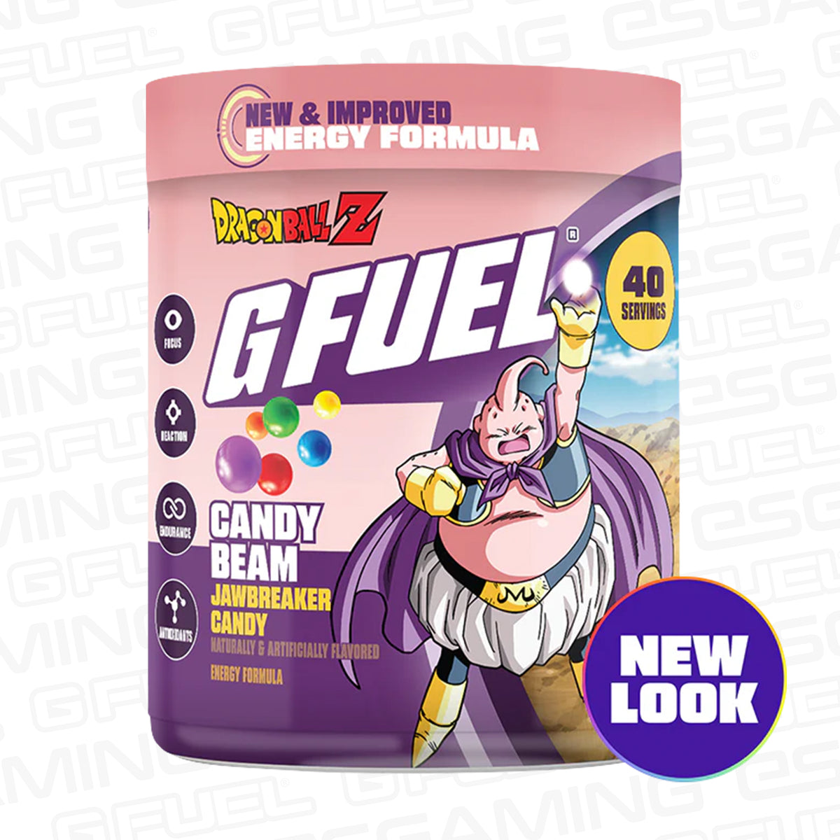 G Fuel Candy Beam 2.0 Tub - 40 Servings - Dragon Ball Z