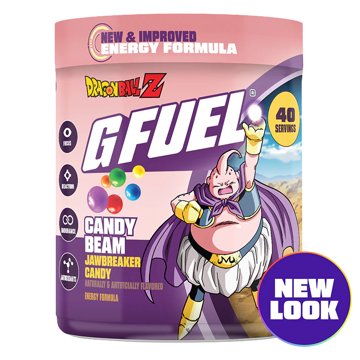 G Fuel Candy Beam 2.0 Tub - 40 Servings - Dragon Ball Z