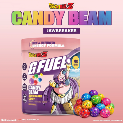 G Fuel Candy Beam 2.0 Tub - 40 Servings - Dragon Ball Z