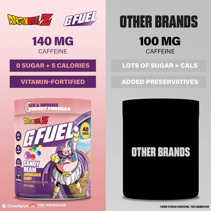 G Fuel Candy Beam 2.0 Tub - 40 Servings - Dragon Ball Z