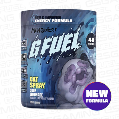G Fuel Cat Spray 2.0 Tub - 40 Servings - Mewgenics